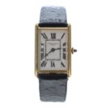 Audemars Piguet, Genéve Tank 18ct gentleman's wristwatch, serial no. 923xx, movement no. 841xx,