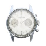 Breitling Genéve chronograph nickel plated and stainless steel gentleman's wristwatch for repair,