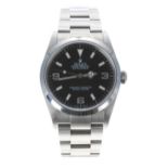 Rolex Oyster Perpetual Explorer stainless steel gentleman's wristwatch, reference no. 114270, serial