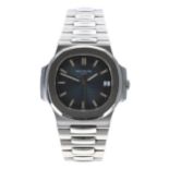 A Very Fine Patek Philippe Nautilus automatic gentleman's stainless steel wristwatch, reference