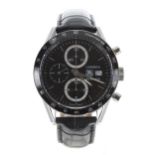 Tag Heuer Carrera chronograph automatic stainless steel gentleman's wristwatch, reference no.