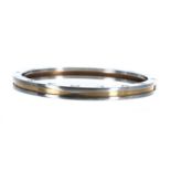 Bulgari B Zero1 18ct gold and silver bangle, 31.7gm, signed, 77mm wide