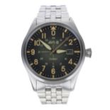 AV1-8 Flyboy automatic stainless steel gentleman's wristwatch, 42mm - ** with box