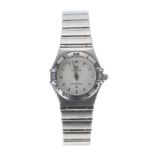 Omega Constellation stainless steel lady's wristwatch, reference no. 156230000, serial no. 58743242,