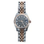 Rolex Oyster Perpetual Datejust 31 Everose gold and stainless steel lady's wristwatch, reference no.