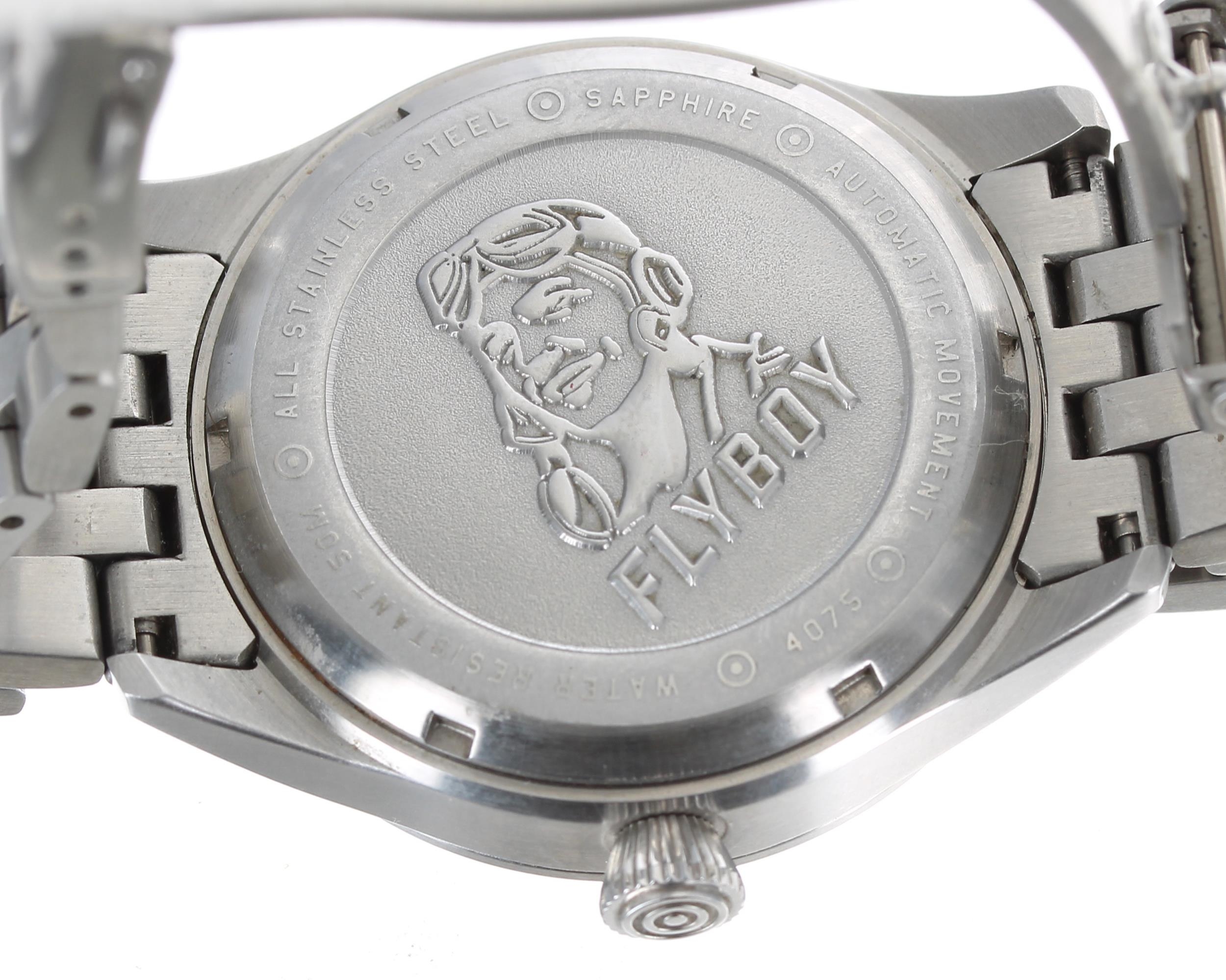 AV1-8 Flyboy automatic stainless steel gentleman's wristwatch, 42mm - ** with box - Image 3 of 3