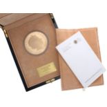The Alderney 2008 Concorde Gold Kilo proof coin, issue number 2 limited to a maximum of 30 pieces,
