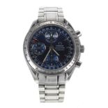 Omega Speedmaster Day-Date automatic chronograph  stainless steel gentleman's' wristwatch, reference