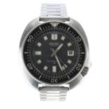 Seiko 'Captain Willard' automatic stainless steel diver's wristwatch, reference no. 6105-8110,