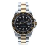 Rolex Oyster Perpetual Date GMT-Master II gold and stainless steel gentleman's wristwatch, reference