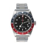 Tudor Black Bay GMT Chronometer stainless steel gentleman's wristwatch, reference no. 79830RB,