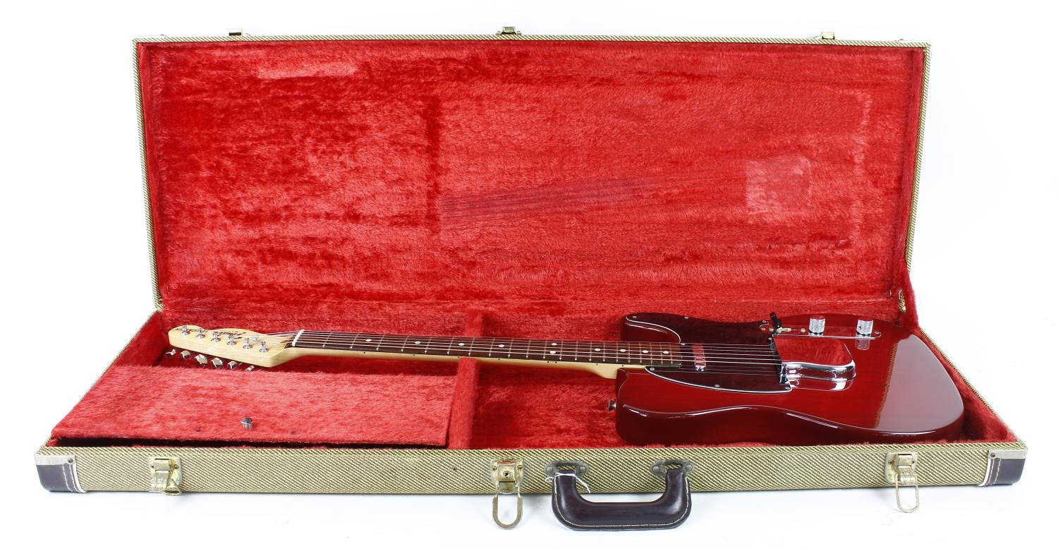 1981 Fender Telecaster electric guitar, made in USA, ser. no. S8xxxx4; Body: wine red finish, a - Image 3 of 3