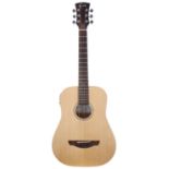 Faith FDS-Mini Saturn Nomad electro-acoustic guitar, made in Indonesia; Back and sides: mahogany;