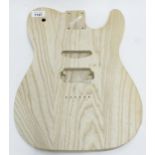 Unfinished Tele style guitar body for projects (unused)