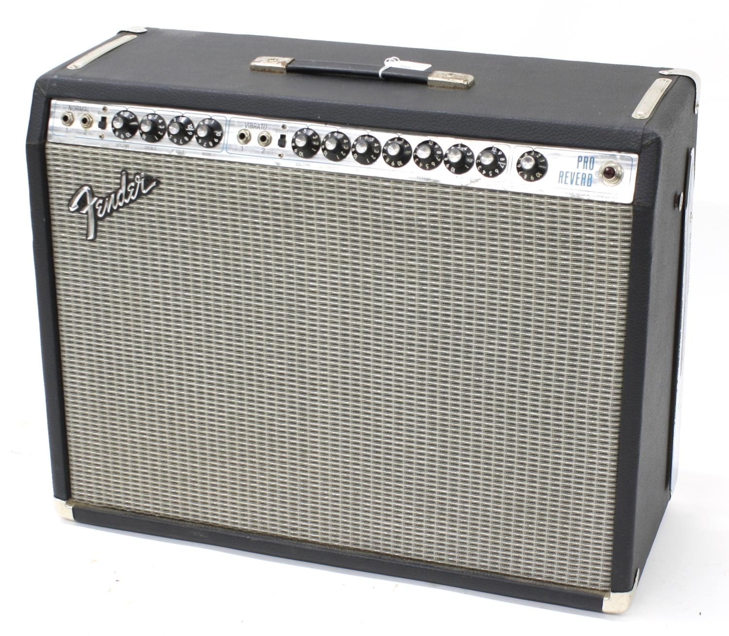 1978 Fender Pro Reverb guitar amplifier, made in USA, chassis no. A878626, fitted with replacement