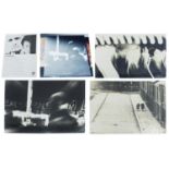 Michael Chapman - three black and white photographs on card including the two originals used on