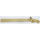 Fender Licensed Mighty Mite maple board guitar neck, fitted with a Hipshot drop D tuner