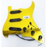 Loaded S Type scratchplate fitted with a set of Seymour Duncan SHR1 rail pickups, CTS pots, push-