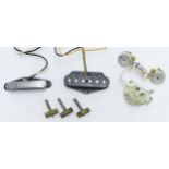 Fender American Vintage reissue '52 Telecaster pickups, pots, switch and saddles