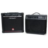 Peavey Rage 158 practice guitar amplifier; together with a Sunn ST-15 guitar amplifier (2)