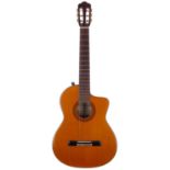 Kimbara 29/L electro-classical guitar, hard case