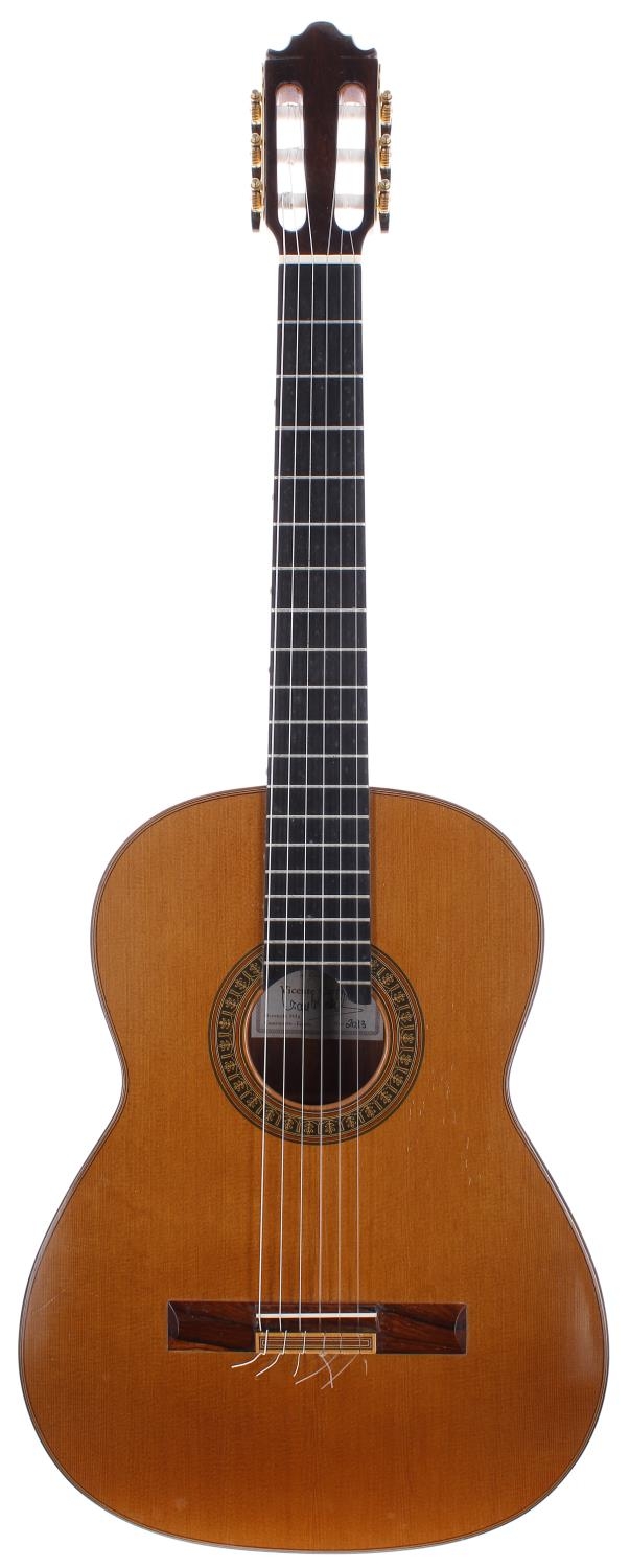 2013 Vicente Carrillo Herencia New Concept classical guitar, made in Spain; Back and sides:
