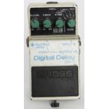 1984 Boss DD-2 Digital Delay guitar pedal, made in Japan, blue label