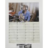 Beatles interest - a track sheet from Startling Studios, Titternhurst Park, framed and mounted below