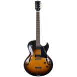 1993 Gibson ES-135 semi-hollow body electric guitar, ser. no. 9xxxxxx3; Body: two-tone sunburst