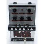 Electro-Harmonix Black Finger compressor guitar pedal, boxed with PSU