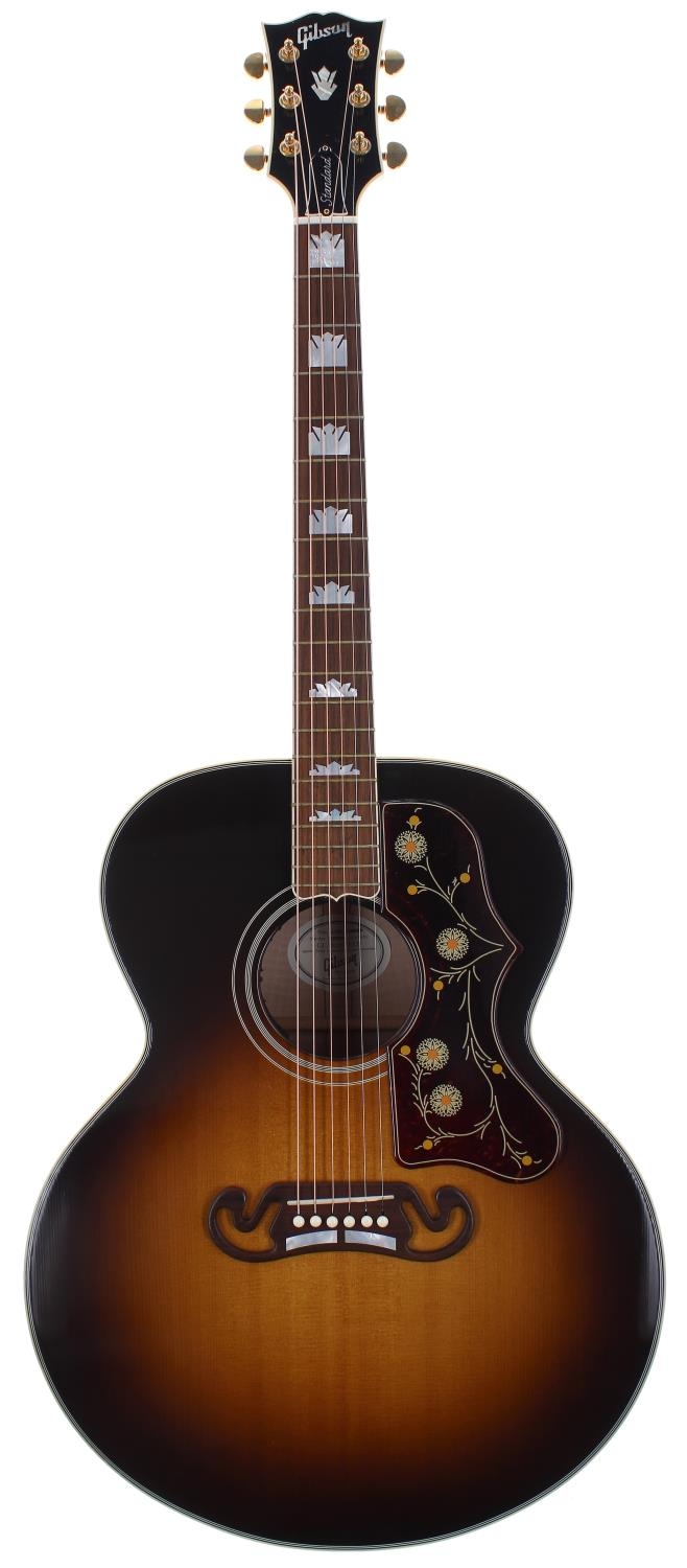 2010 Gibson SJ-200 Standard electro-acoustic guitar, made in USA, ser. no. 1xxxxxx1; Body: vintage