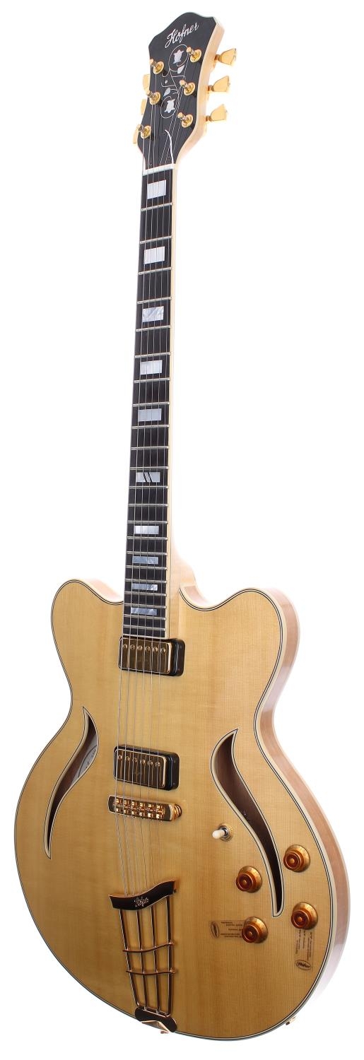 2003 Hofner Verythin Classic hollow body electric guitar, made in Germany, ser. no. D03xx1; Body: - Image 2 of 5