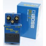 Boss BD-2 Blues Driver guitar pedal, boxed