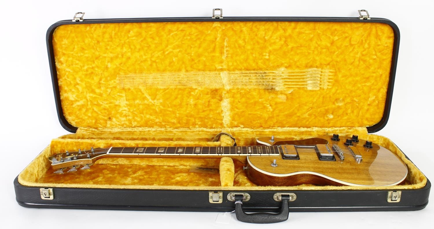 Hagstrom Swede electric guitar, made in Sweden, circa 1975; Body: natural finish, minor dings and - Image 3 of 3