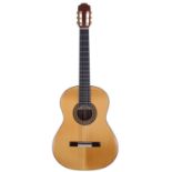 1997 Joan Cashimira 1A classical guitar, made in Spain; Back and sides: Indian rosewood, small 1"