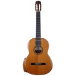 M.G. Contreras classical guitar; Back and sides: Indian rosewood; Top: natural spruce; Neck: