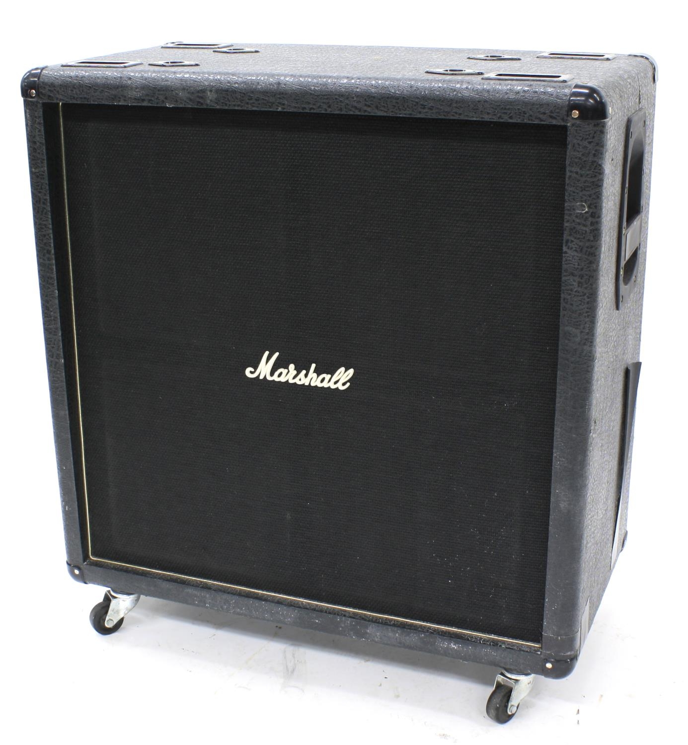 2010 Marshall VBC 412 4 x 12 bass guitar amplifier speaker cabinet, with dust cover