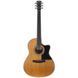 Michael Chapman - 1998 Jean Larrivee LV-05 electro-acoustic guitar, ser. no. 25939; Back and