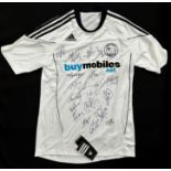 Derby County FC - 2010/2011 Derby County football shirt, autographed by members of the first team