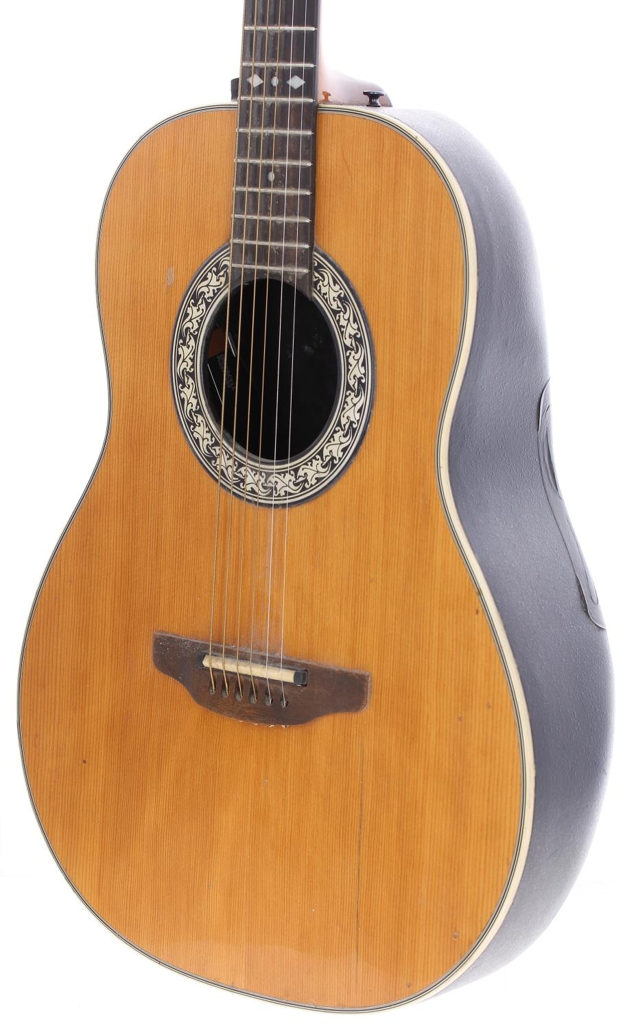 Cat Stevens - owned and stage played 1975 Ovation Folklore electro-acoustic guitar, made in USA, - Image 6 of 11