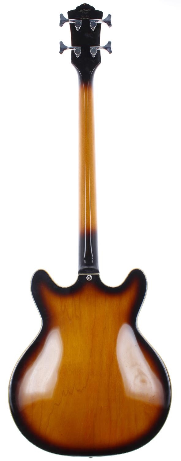 DeArmond by Guild Starfire bass guitar, made in Korea; Body: sunburst finish, a few minor dings; - Image 2 of 2