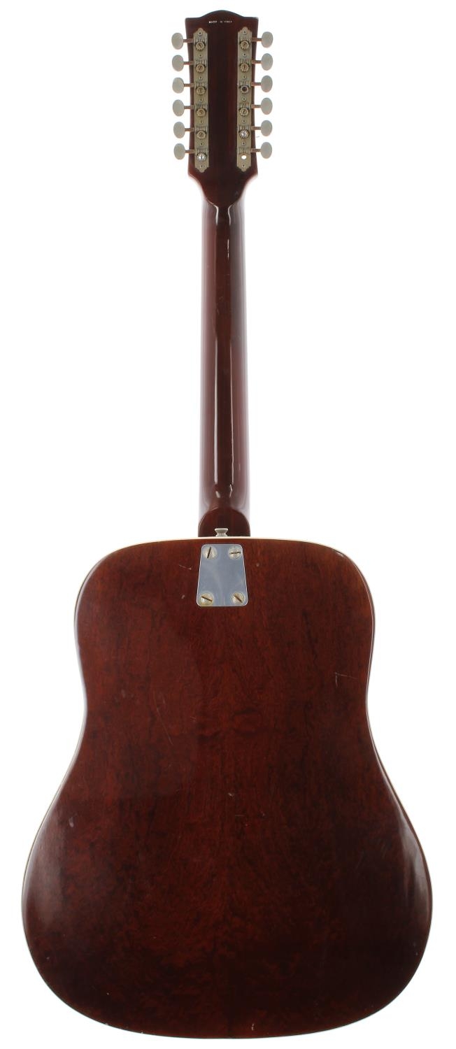 Eko Ranger XII twelve string acoustic guitar in need of some restoration; Back and sides: - Bild 2 aus 2