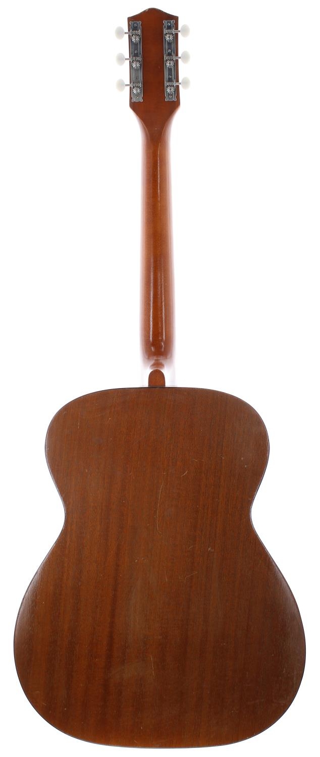 Harmony H162 acoustic guitar in need of some attention, made in USA; Back and sides: mahogany, - Image 2 of 2