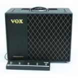 Vox VT100X guitar amplifier, with VFS5 foot switch