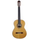 Manuel Rodriguez E Hijos Model B classical guitar; Back and sides: Indian rosewood; Top: natural