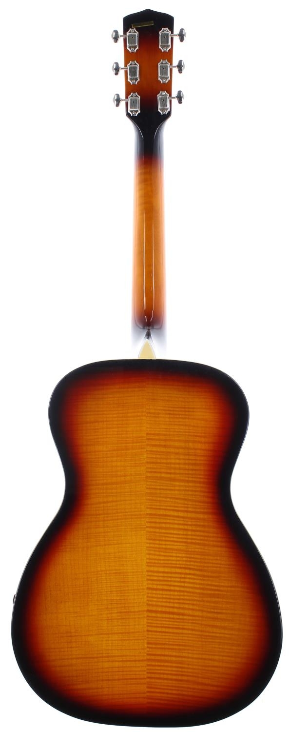 Savannah resonator guitar, made in China; Body: sunburst finish; Neck: good; Fretboard: rosewood; - Image 2 of 3