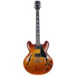 2016 Gibson Memphis ES-335 semi-hollow body electric guitar, made in USA, ser. no. 1xxxxxx2; Body: