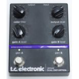TC Electronic Vintage Dual Distortion guitar pedal, boxed
