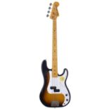 1983 Squier by Fender JV Series '57 Precision bass guitar, made in Japan, ser. no. JV6xxx2; Body: