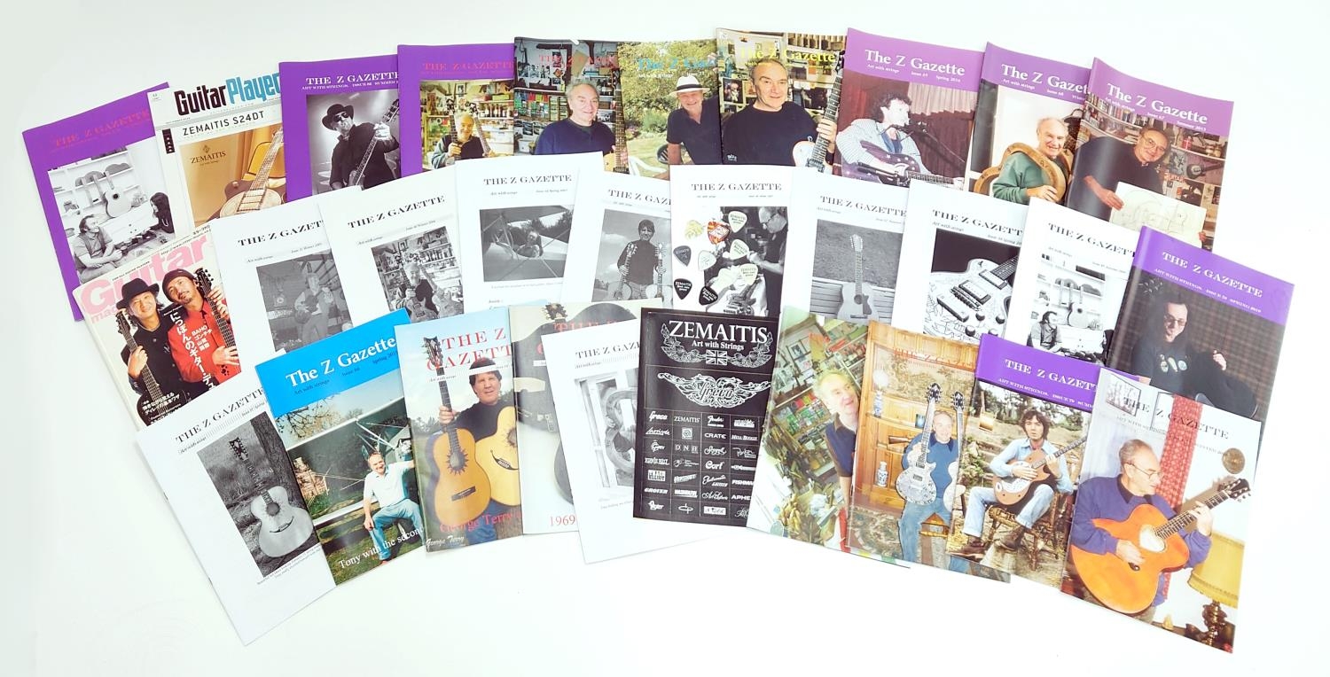 Collection of twenty-seven magazines from The Zemaitis Guitar Club; together with a rare Japanese - Image 2 of 6